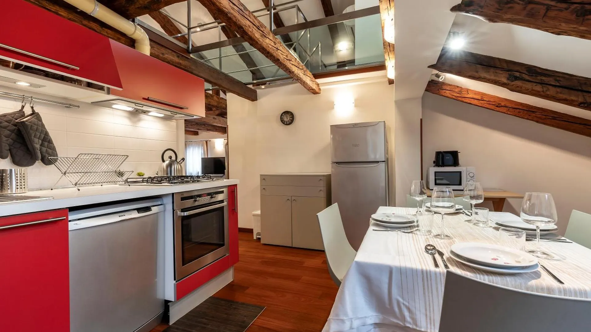 Glass House - Loft 2 Minutes To Rialto Bridge & View Venedig Italien